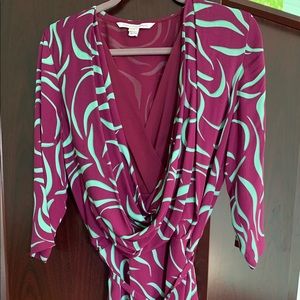 DVF short dress , size 10